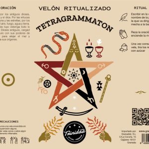 Velón Ritualizado – Tetragrámaton