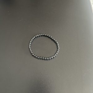 Pulsera Obsidiana Bola 4mm.