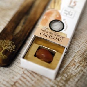 Incienso Piedras Preciosas Cornalina – Buena Suerte