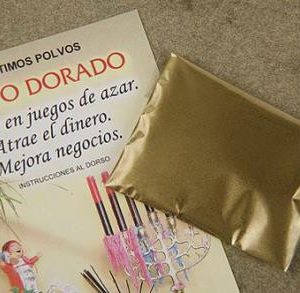 Legítimos Polvos Dorado (Para potenciar la suerte en juegos de azar y negocios)