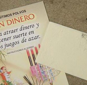 Legítimos Polvos ven Dinero (Para atraer dinero y suerte en juegos de azar)