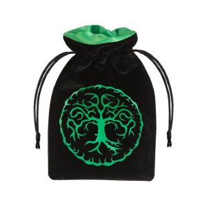 Bolsa de dados Forest Velour – Negra y Verde