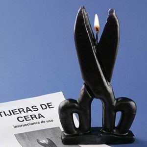 Vela – Tijeras De Cera ( Negra)
