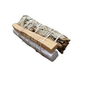 ATADITO SALVIA BLANCA + PALO SANTO + SELENITA