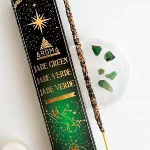 Incienso Aroma – Cristal Jade Verde